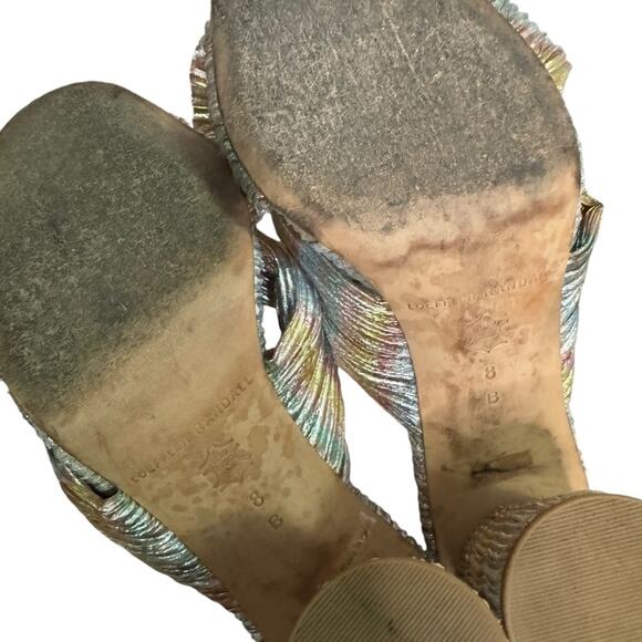 Loeffler Randall Penny Pleated Bow Heels sz 8 - Picture 11 of 12